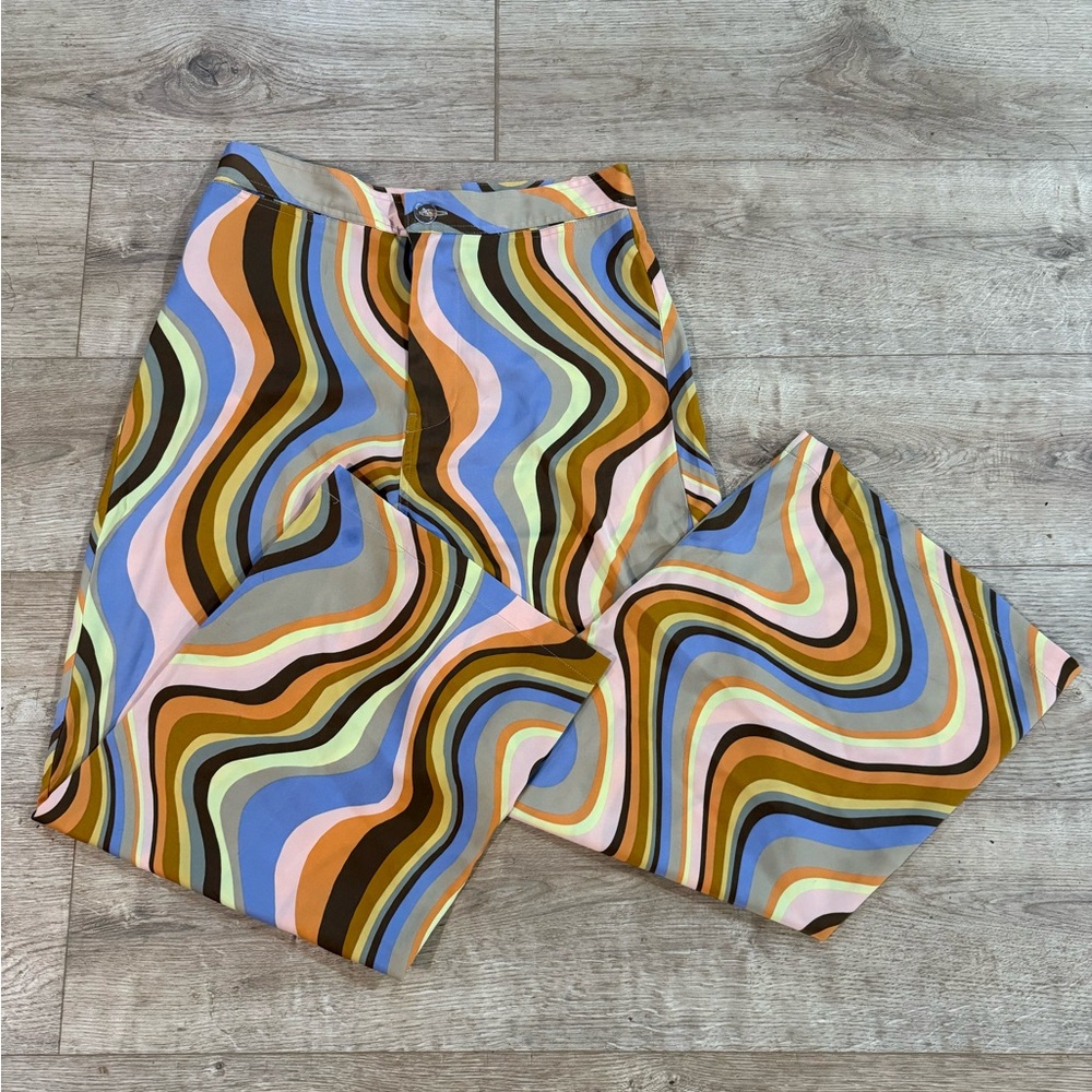 Urban Outfitters Retro Wave Pattern Pants